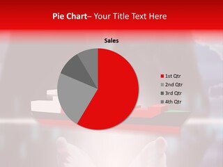 Trade Display Shipping Route PowerPoint Template