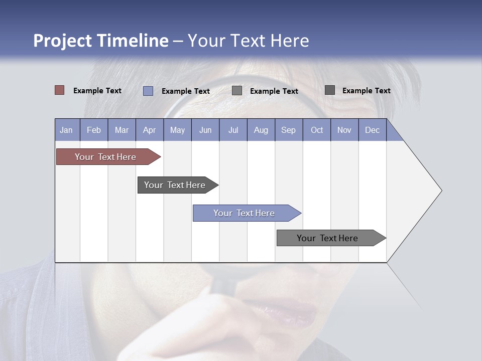 Closeup Cute Magnify PowerPoint Template