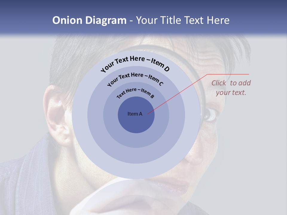 Closeup Cute Magnify PowerPoint Template