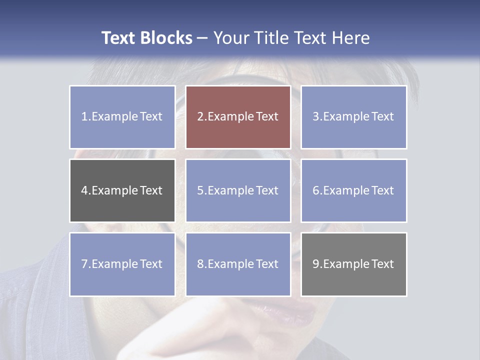 Closeup Cute Magnify PowerPoint Template