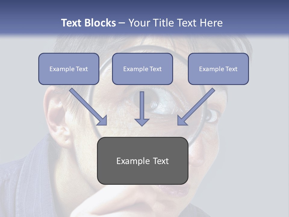 Closeup Cute Magnify PowerPoint Template