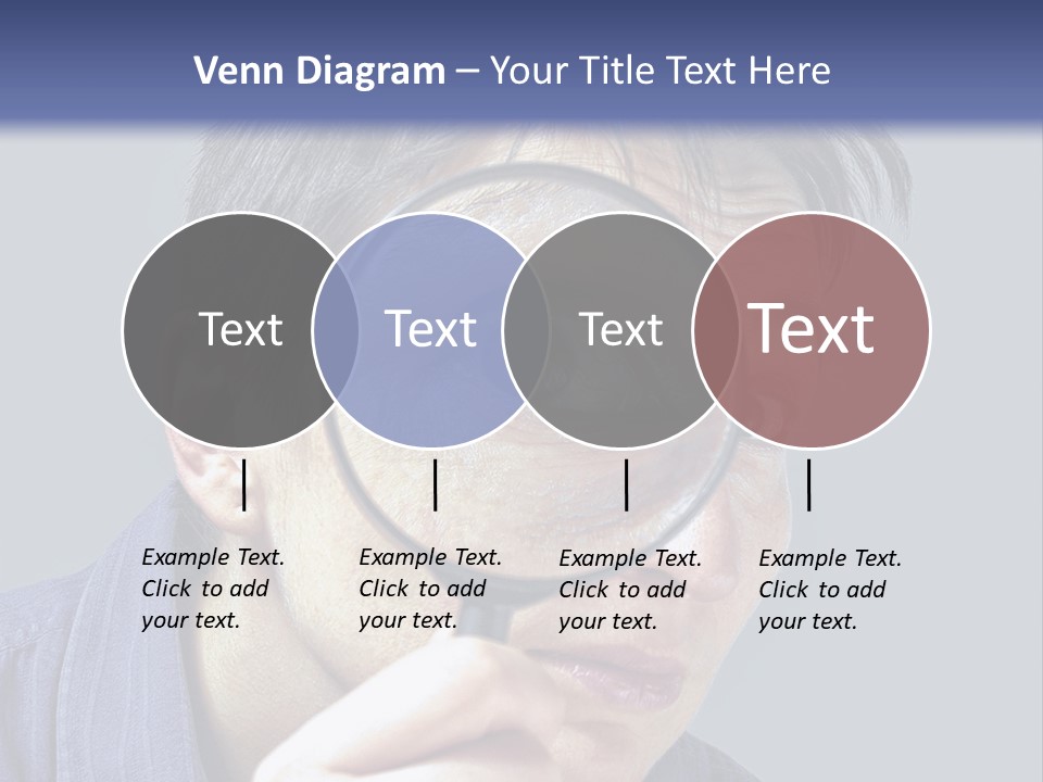 Closeup Cute Magnify PowerPoint Template