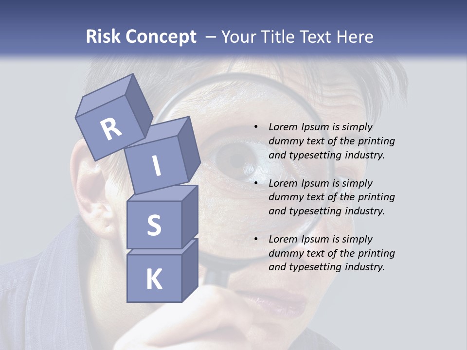 Closeup Cute Magnify PowerPoint Template