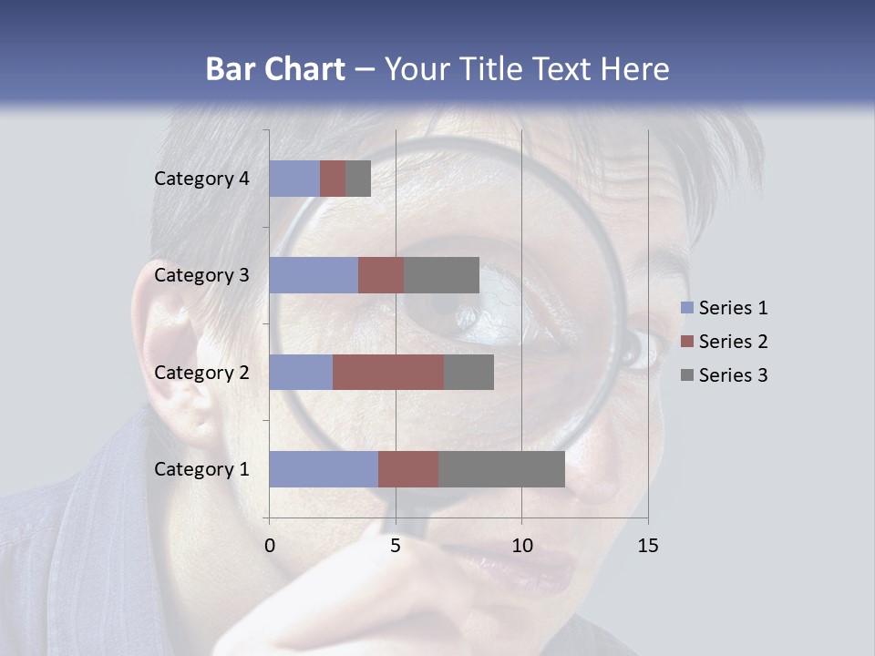 Closeup Cute Magnify PowerPoint Template