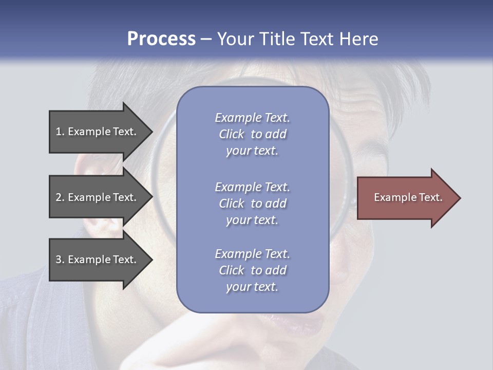 Closeup Cute Magnify PowerPoint Template