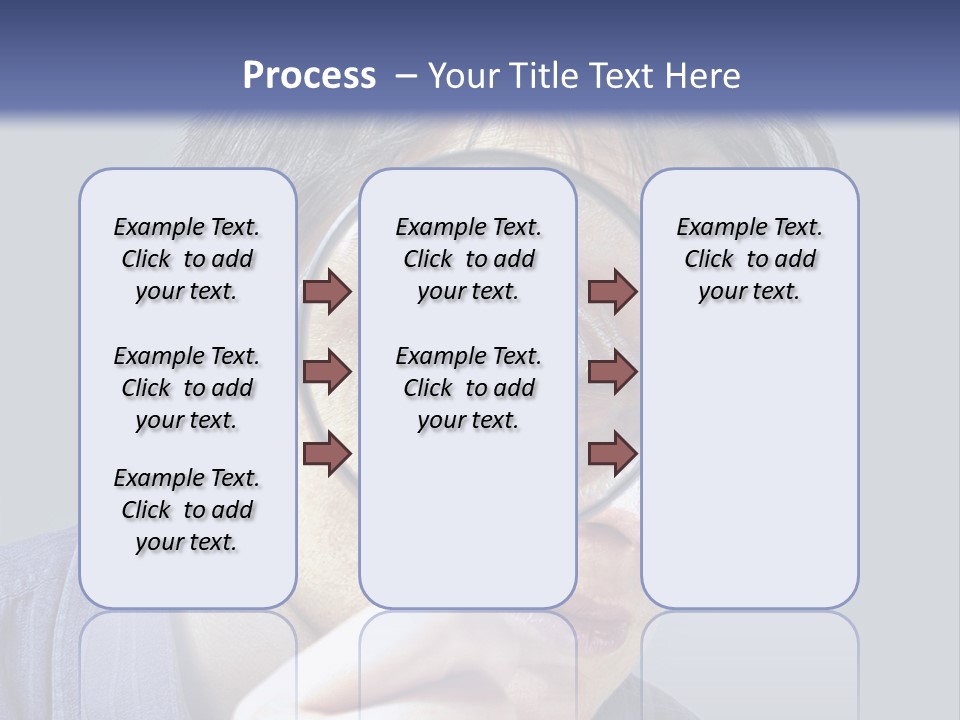 Closeup Cute Magnify PowerPoint Template