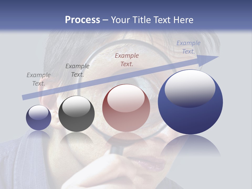 Closeup Cute Magnify PowerPoint Template