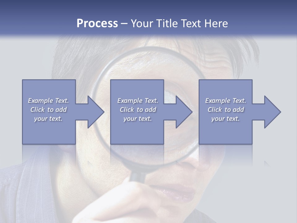 Closeup Cute Magnify PowerPoint Template