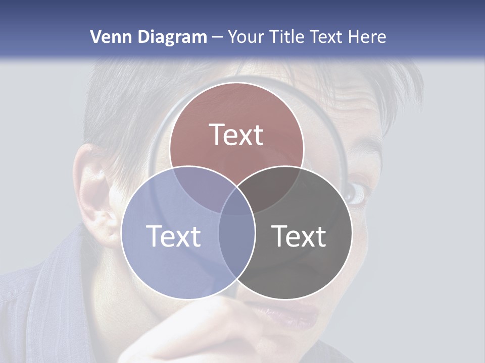 Closeup Cute Magnify PowerPoint Template