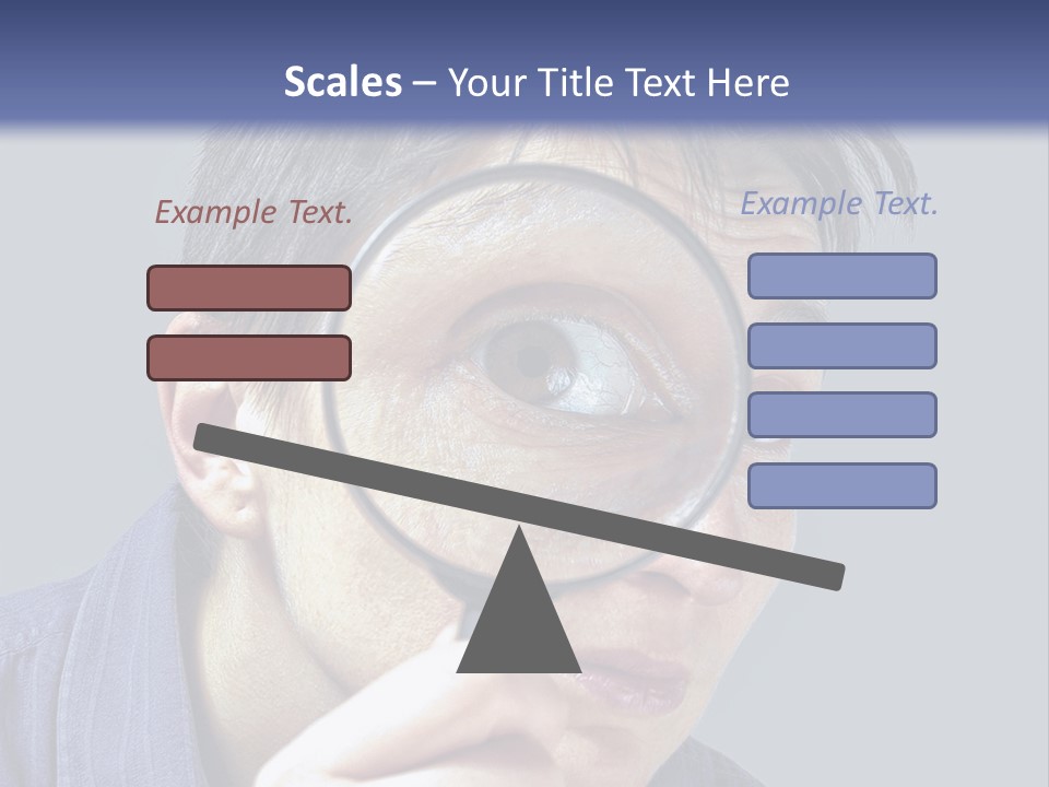 Closeup Cute Magnify PowerPoint Template