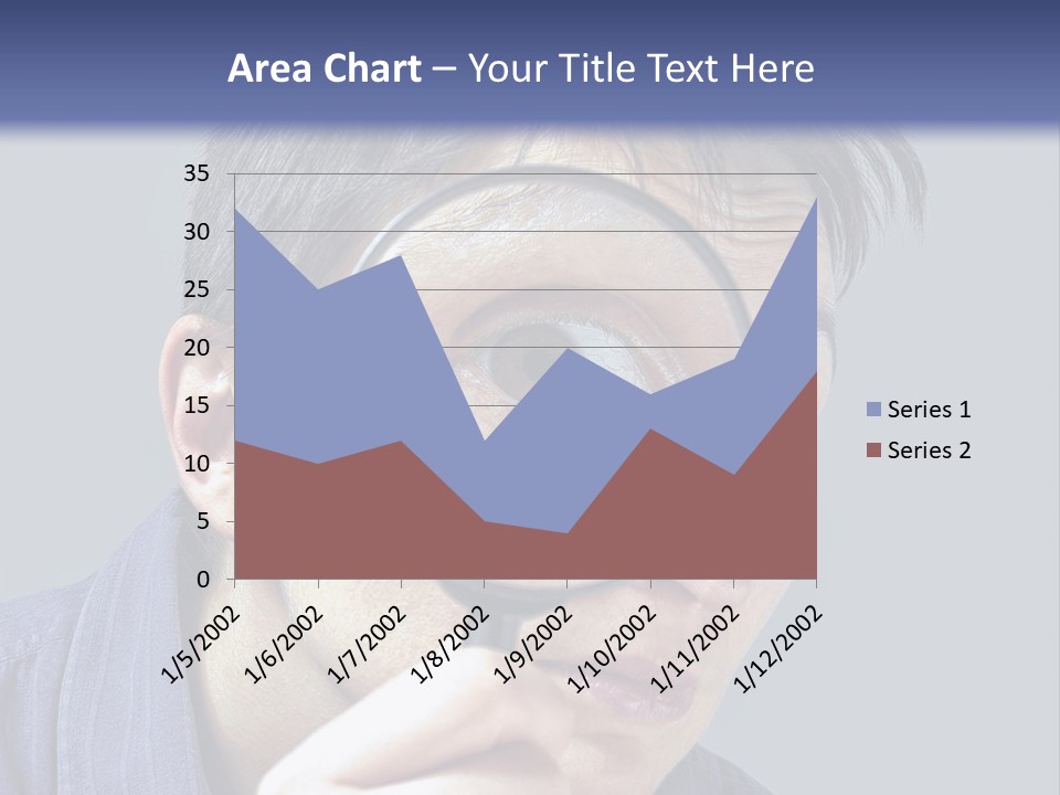 Closeup Cute Magnify PowerPoint Template