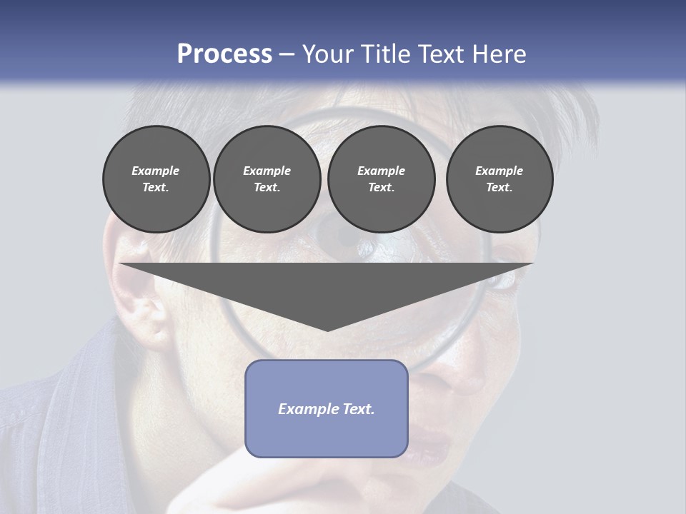 Closeup Cute Magnify PowerPoint Template