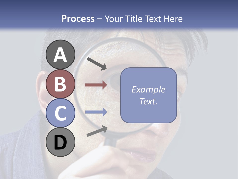Closeup Cute Magnify PowerPoint Template