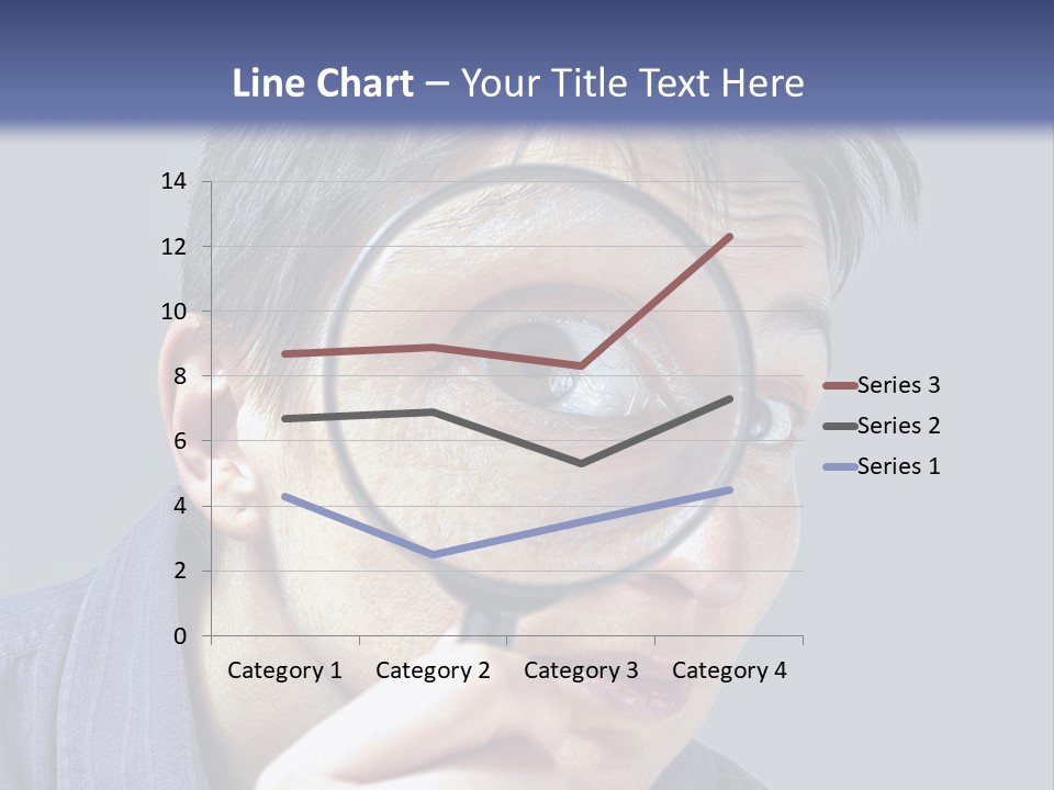Closeup Cute Magnify PowerPoint Template