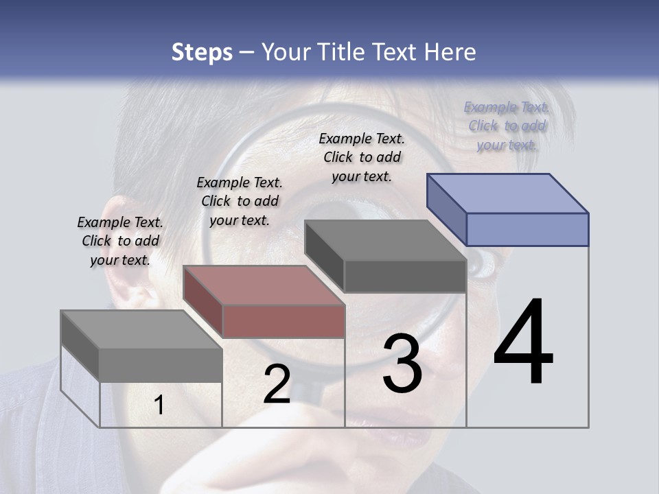 Closeup Cute Magnify PowerPoint Template