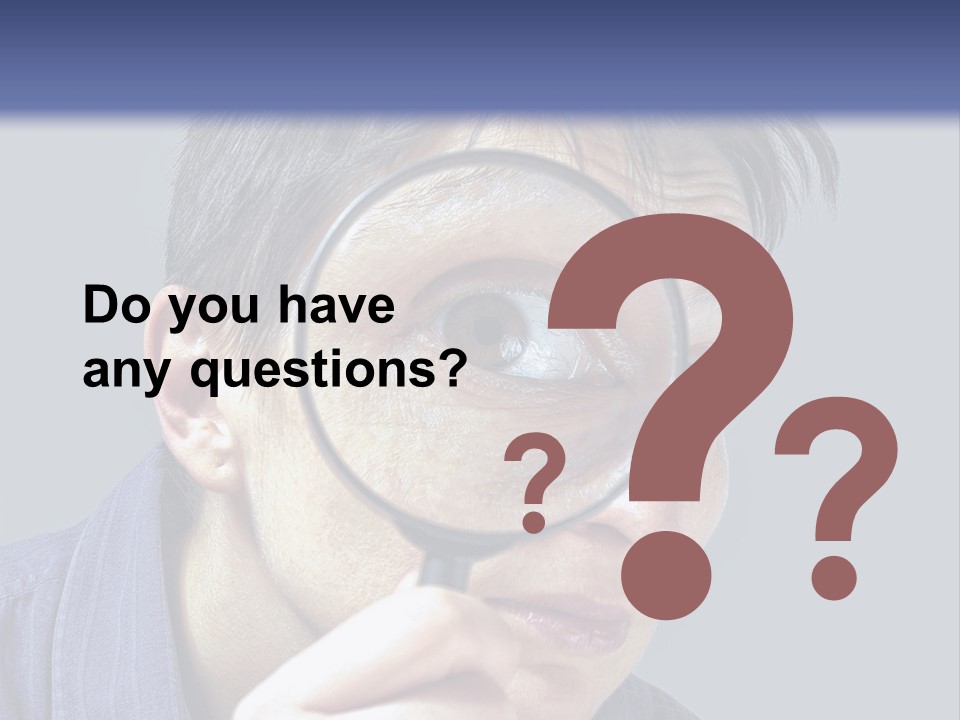 Closeup Cute Magnify PowerPoint Template