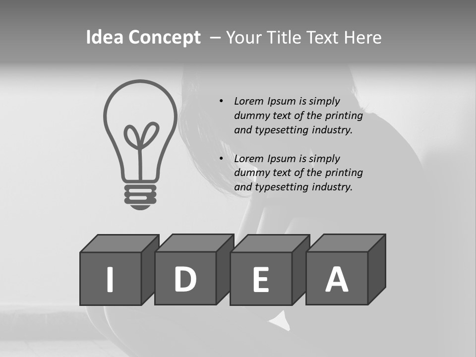 Teenager Teen Pain PowerPoint Template