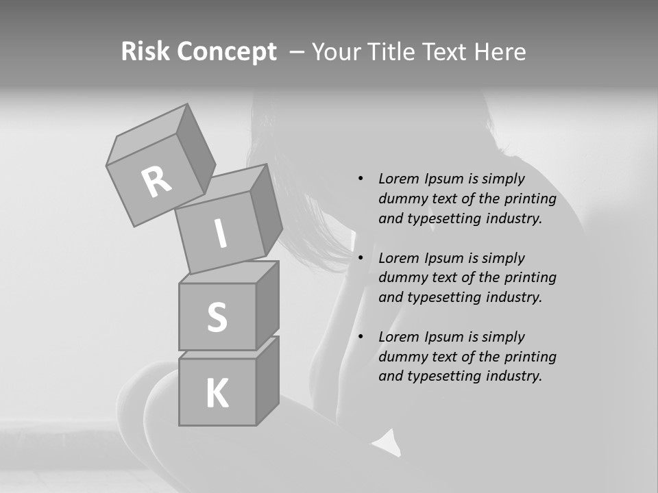 Teenager Teen Pain PowerPoint Template