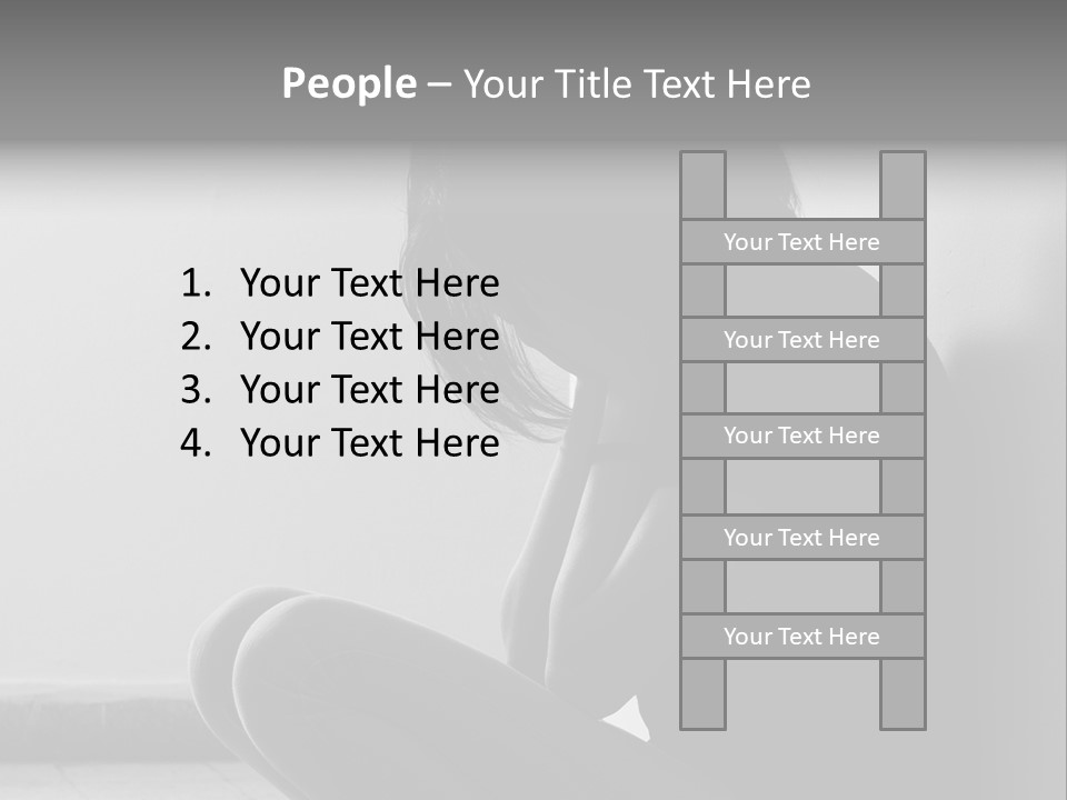 Teenager Teen Pain PowerPoint Template