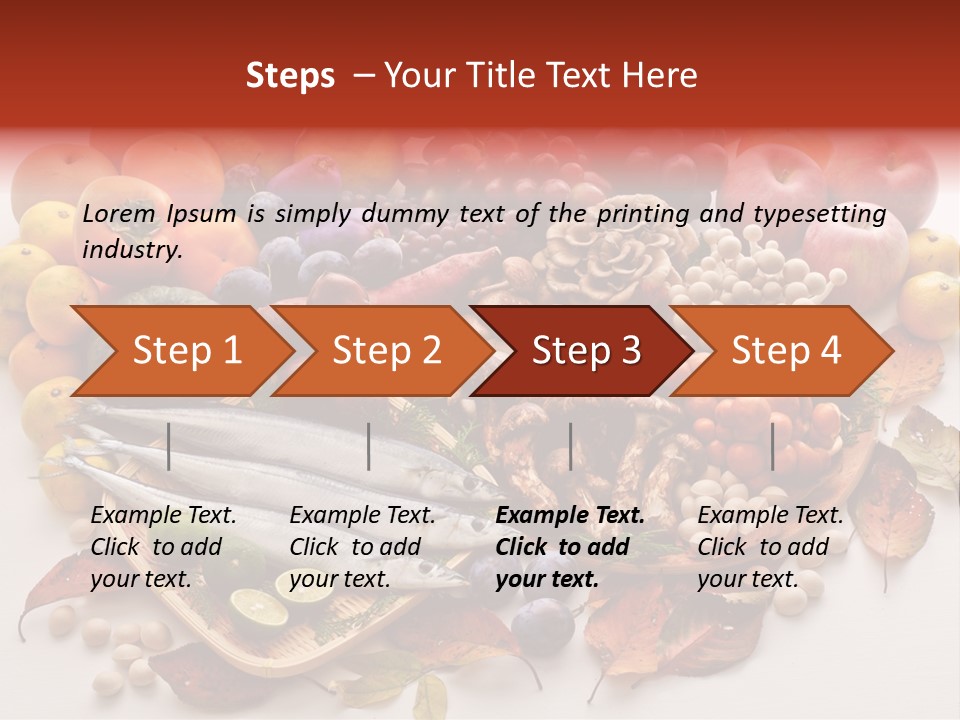 Lifestyle Plants Food Product PowerPoint Template