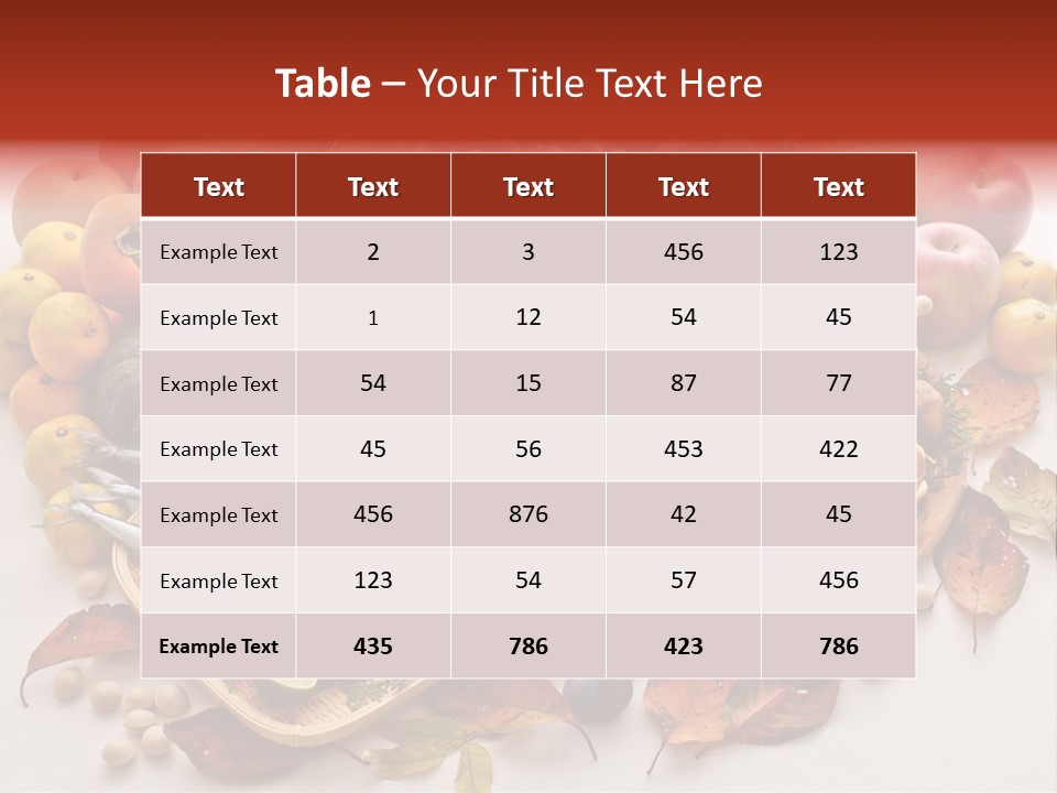 Lifestyle Plants Food Product PowerPoint Template