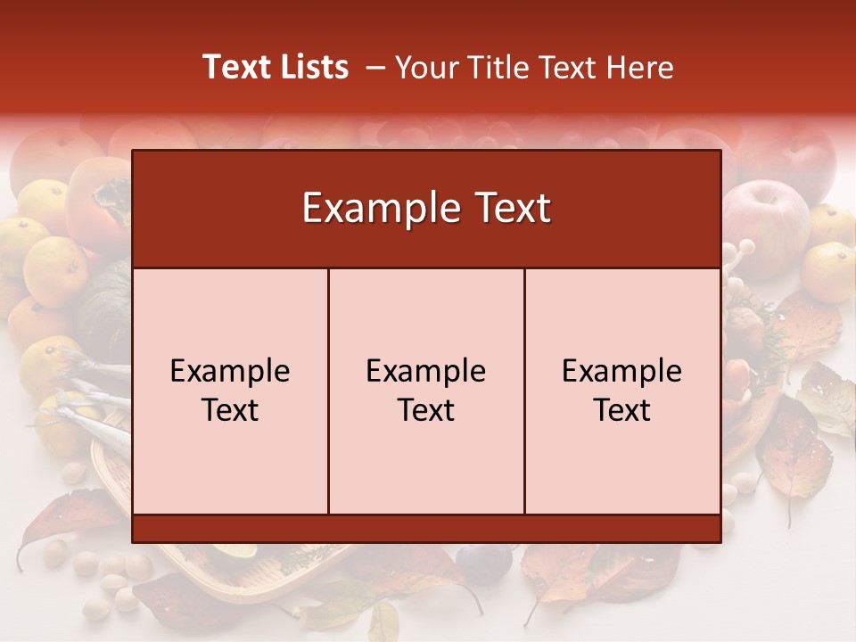 Lifestyle Plants Food Product PowerPoint Template