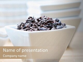 Cocao Brown Chocolate PowerPoint Template