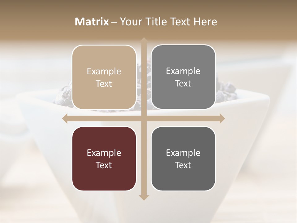 Cocao Brown Chocolate PowerPoint Template