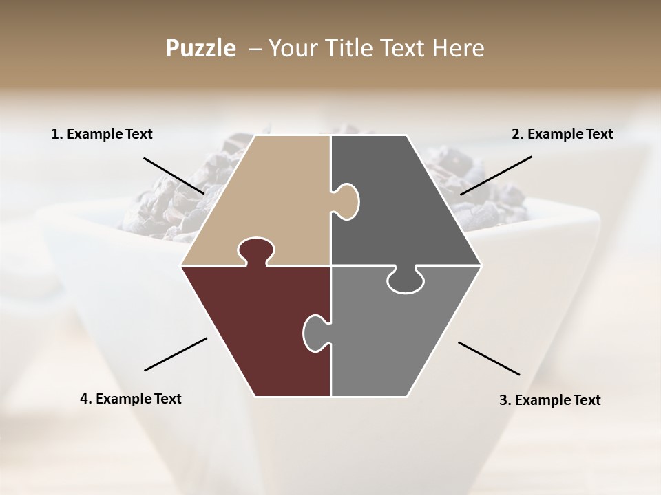 Cocao Brown Chocolate PowerPoint Template