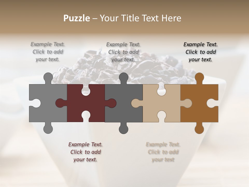 Cocao Brown Chocolate PowerPoint Template