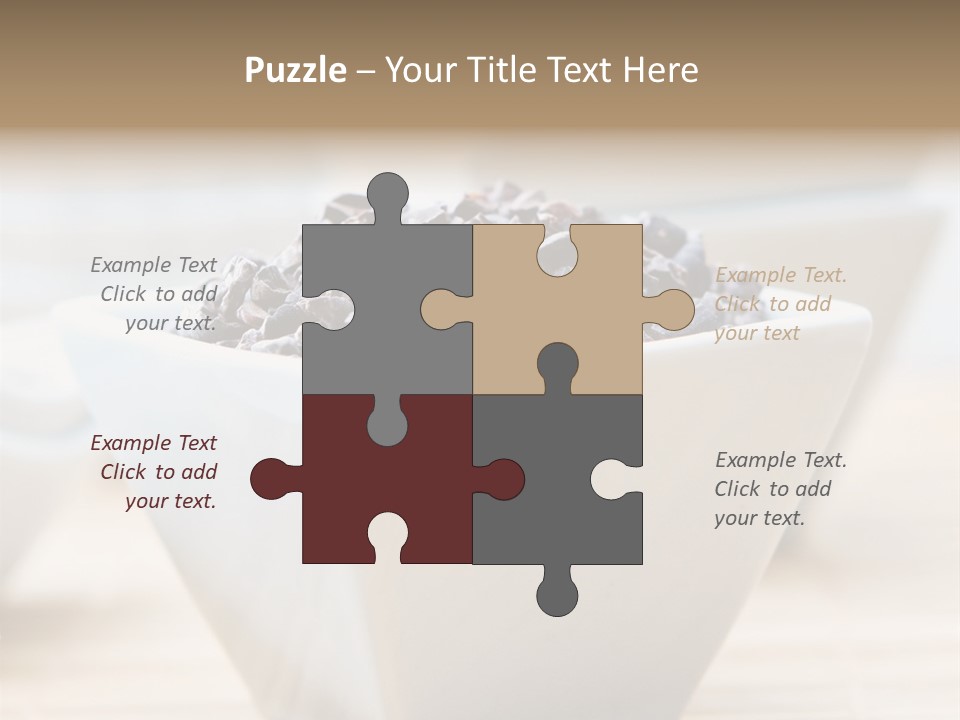 Cocao Brown Chocolate PowerPoint Template