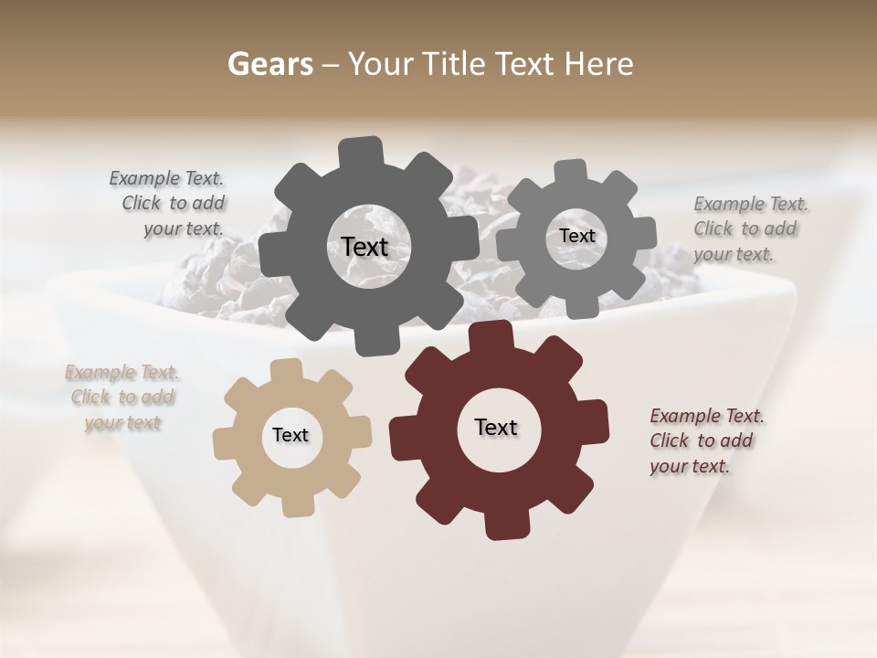 Cocao Brown Chocolate PowerPoint Template