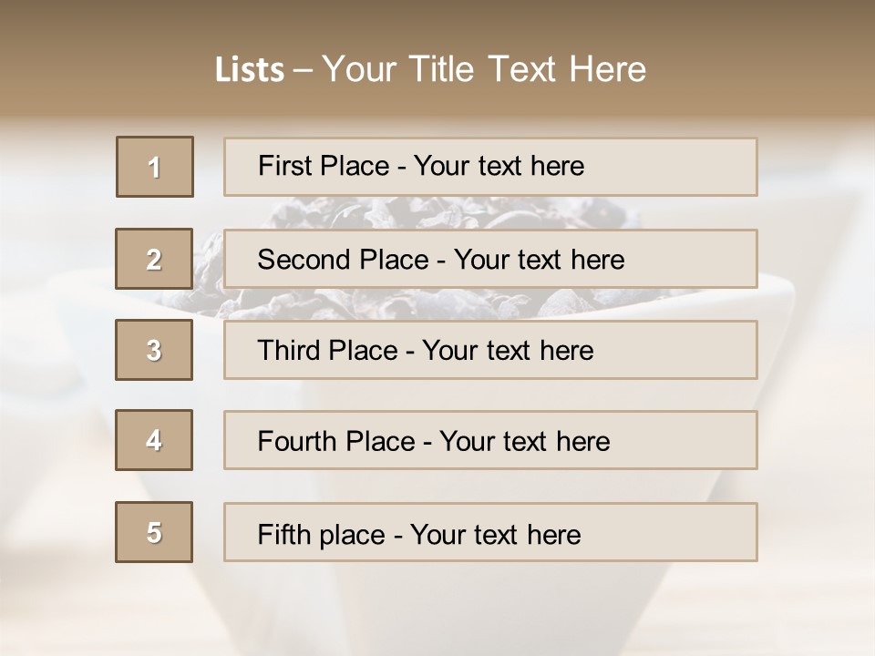 Cocao Brown Chocolate PowerPoint Template