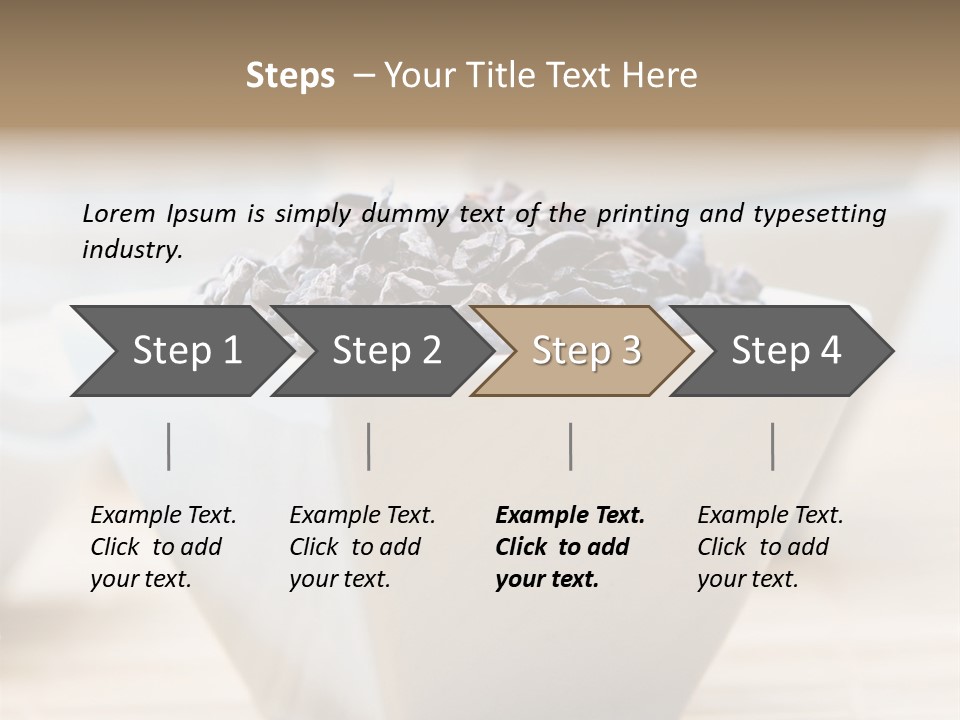 Cocao Brown Chocolate PowerPoint Template