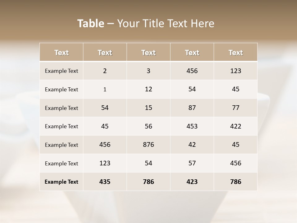 Cocao Brown Chocolate PowerPoint Template