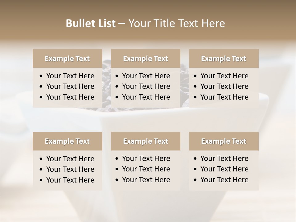 Cocao Brown Chocolate PowerPoint Template