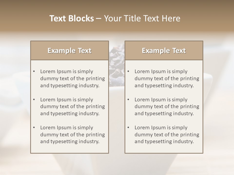 Cocao Brown Chocolate PowerPoint Template