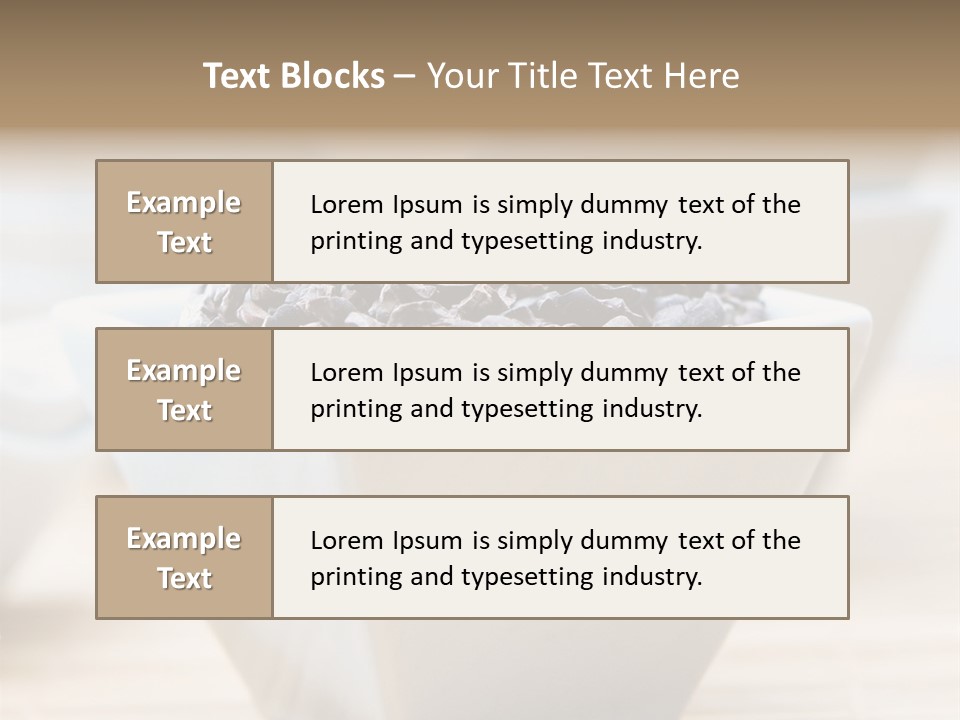 Cocao Brown Chocolate PowerPoint Template