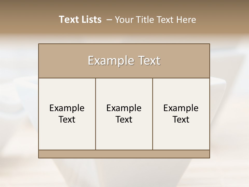 Cocao Brown Chocolate PowerPoint Template