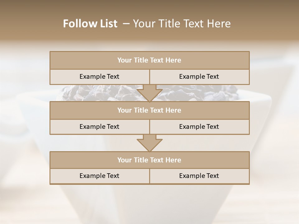 Cocao Brown Chocolate PowerPoint Template