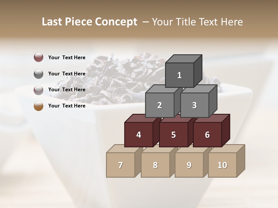 Cocao Brown Chocolate PowerPoint Template