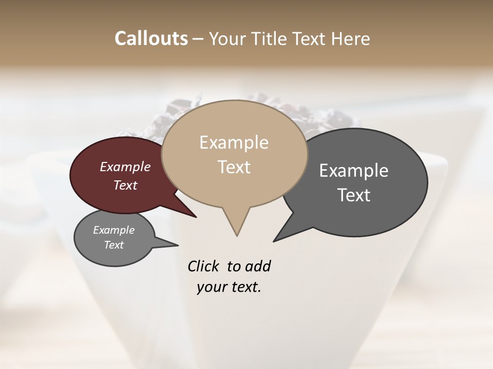 Cocao Brown Chocolate PowerPoint Template