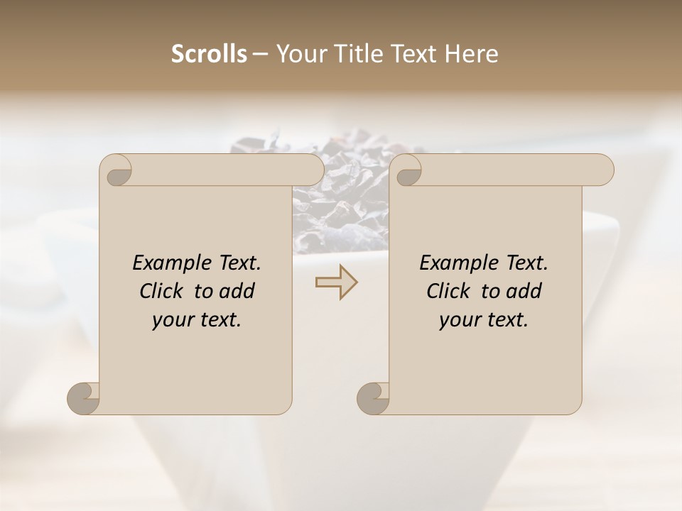 Cocao Brown Chocolate PowerPoint Template