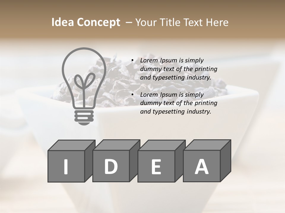 Cocao Brown Chocolate PowerPoint Template