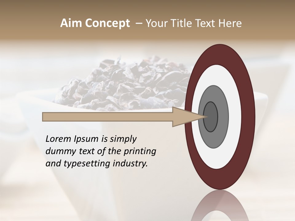 Cocao Brown Chocolate PowerPoint Template