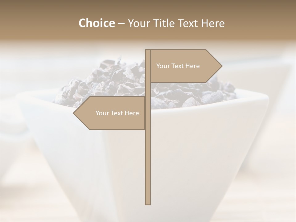 Cocao Brown Chocolate PowerPoint Template