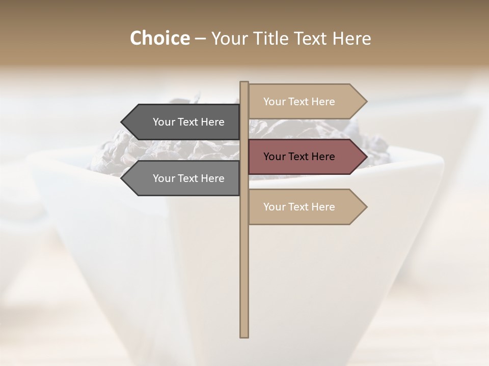 Cocao Brown Chocolate PowerPoint Template