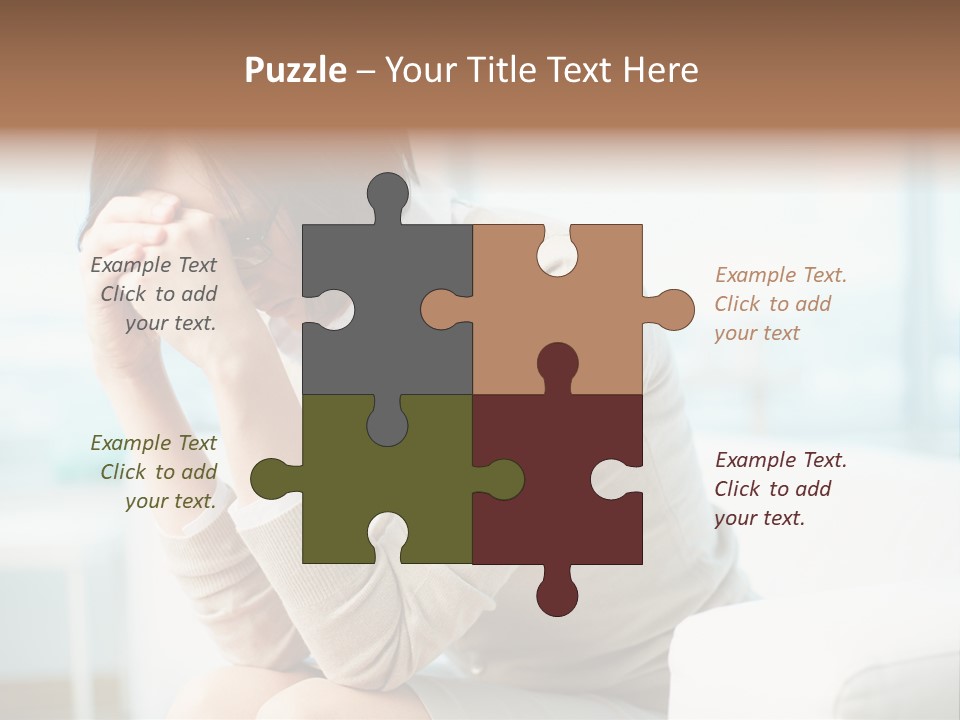 Unhappy Mentalcare Office PowerPoint Template