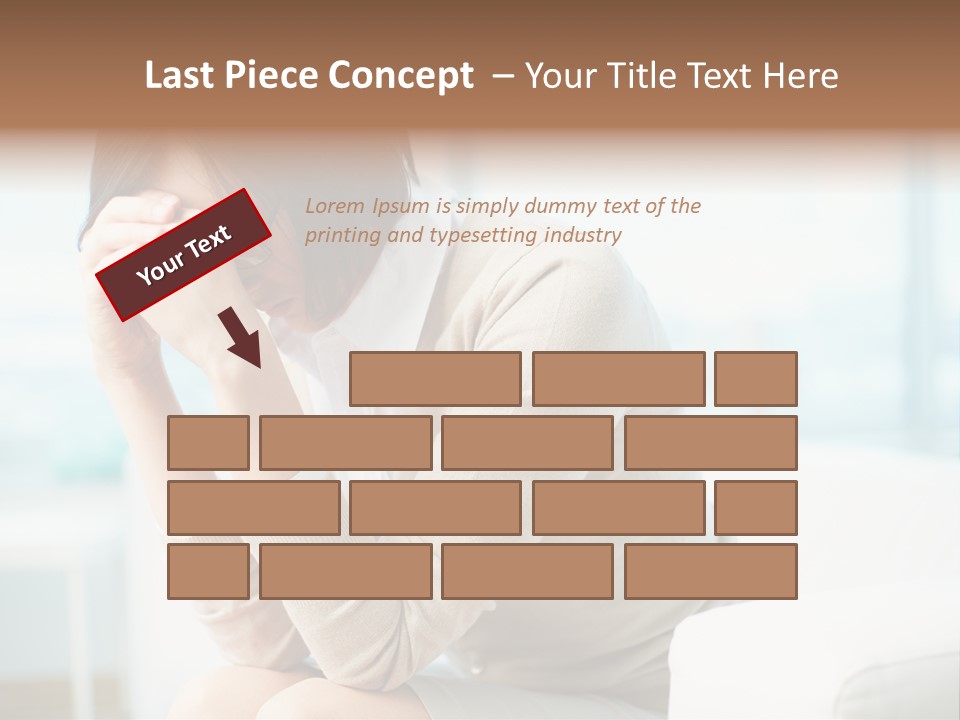 Unhappy Mentalcare Office PowerPoint Template