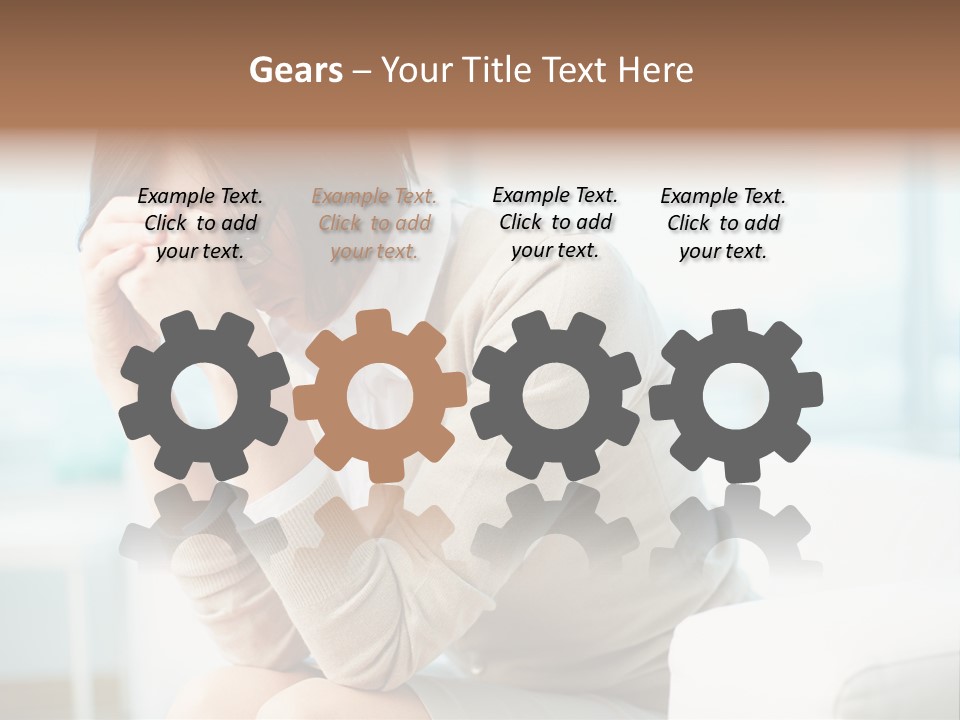 Unhappy Mentalcare Office PowerPoint Template